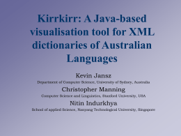Kirrkirr: A Java-based visualisation tool for XML