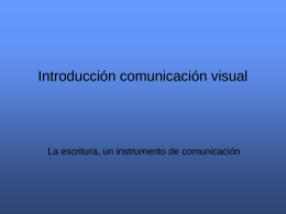 Introducción comunicación visual