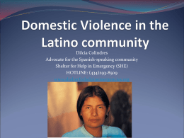 Domestic and Sexual Violence and its effects On