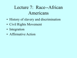 Lecture 7: Race