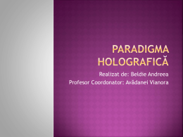 Paradigma holografică