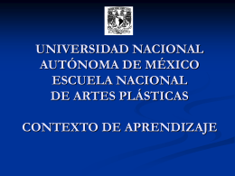 UNIVERSIDAD NACIONAL AUTÓNOMA DE MÉXICO ESCUELA