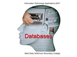 Information Technology Applications 2007