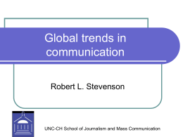 Global trends in communication
