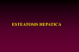 Esteatosis hepática: higado aumentado de volumen