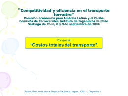 Estadísticas de Transporte Chile
