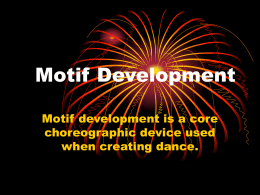 Motif Development - The Dean Academy