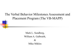 A Behavioural Approach to Language Assessment and