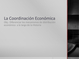 La Coordinación Económica