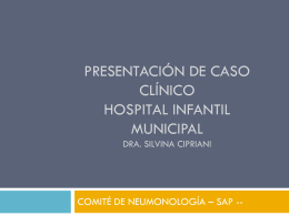 PRESENTACIÓN de CASO CLÍNICO HOSPITAL INFANTIL