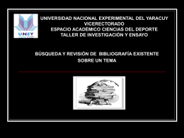 Diapositiva 1 - Investigación y Ensayo