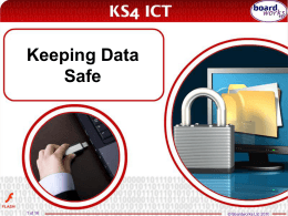 Keeping Data Safe