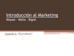 Introducción al Marketing Miquel – Molla