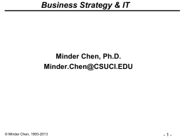 Strategy - California State University, Channel