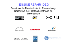 ENGINE REPAIR IDEG