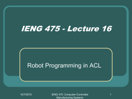 Introduction to Robotics Pt 2