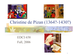 Christine de Pizan (1364?