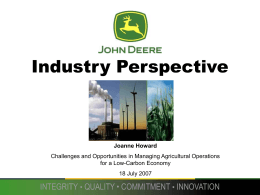 Industry Perspective - American Farmland Trust: