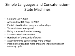 Simple Languages and Concatenation