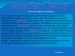 Historia de Las Canarias - EST