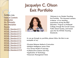 Digital portfolio - JacquelynOlson.com