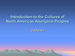 Introduction to the Cultures of North American