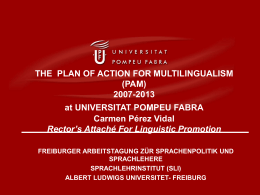 Memòria 2006 - Pompeu Fabra University