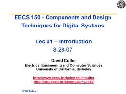 Lecture1 Introduction - University of California,