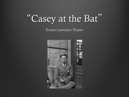 Casey at the Bat”
