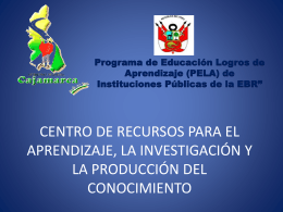 Diapositiva 1 - Dirección Regional de Educación