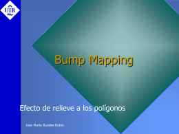Bump Mapping - Departament de Matemàtiques i
