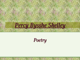 Percy Bysshe Shelley - it Гимназия Екзюпери