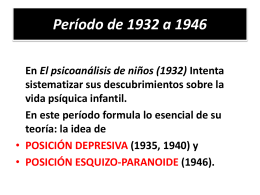 Período de 1932 a 1946 - TEORIAS PSICOLOGICAS II