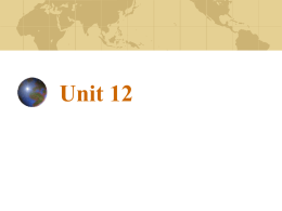 Unit 12 - 综合英语精品课程课程网站