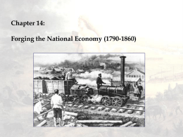 Chapter 15: Forging the national Economy