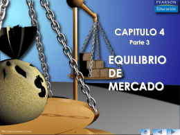 CAPITULO 4 PARTE 3 EQUILIBRIO DE MERCADO