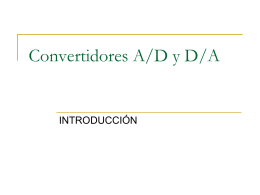 Convertidores A/D y D/A