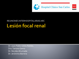 Lesión focal renal