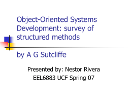 Object-Oriented Systems Development: survey of