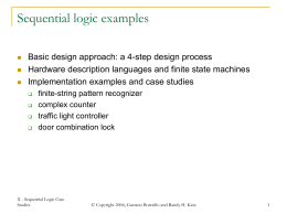 Sequential logic examples