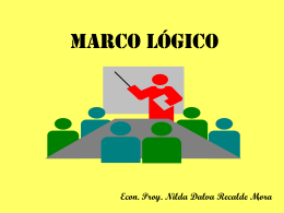 CURSO BREVE DE MARCO LÓGICO