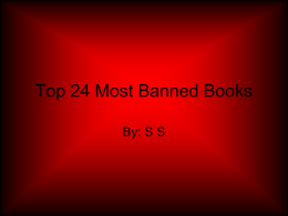 Top 100 Most Banned Books
