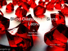 Blood Diamonds in Sierra Leone
