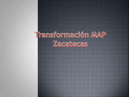 Transformación MAP Zacatecas