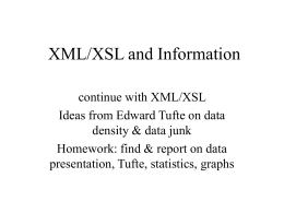 XML/XSL and Information