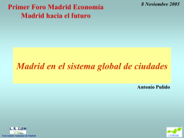 Foro madrid economia - Antonio Pulido, catedrático