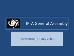IPrA Consultation Board