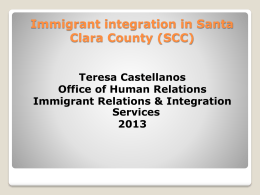 Immigrant contributions - Institute for Local