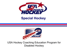 American Special Hockey Association -
