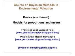 Análisis Bayesiano Computacional (métodos MCMC)